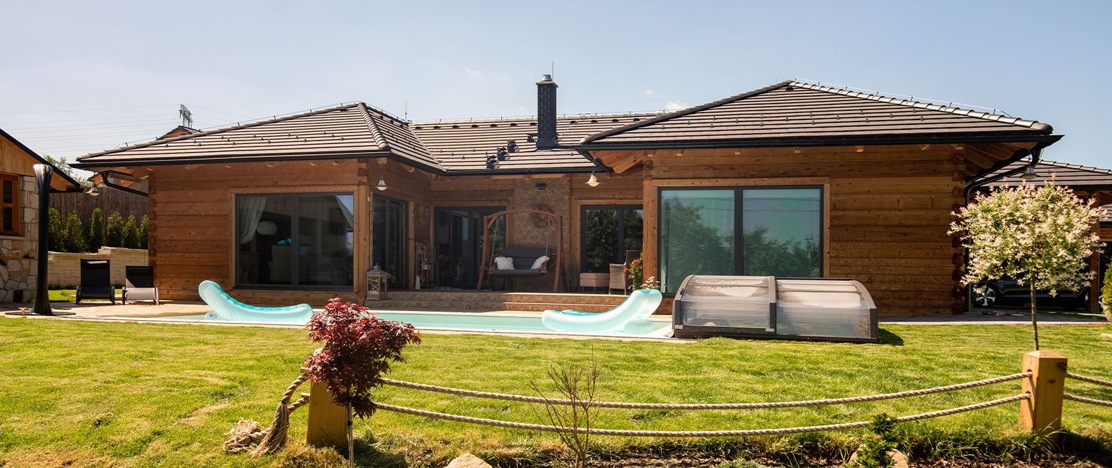 Moderní roubenka - Skorotice